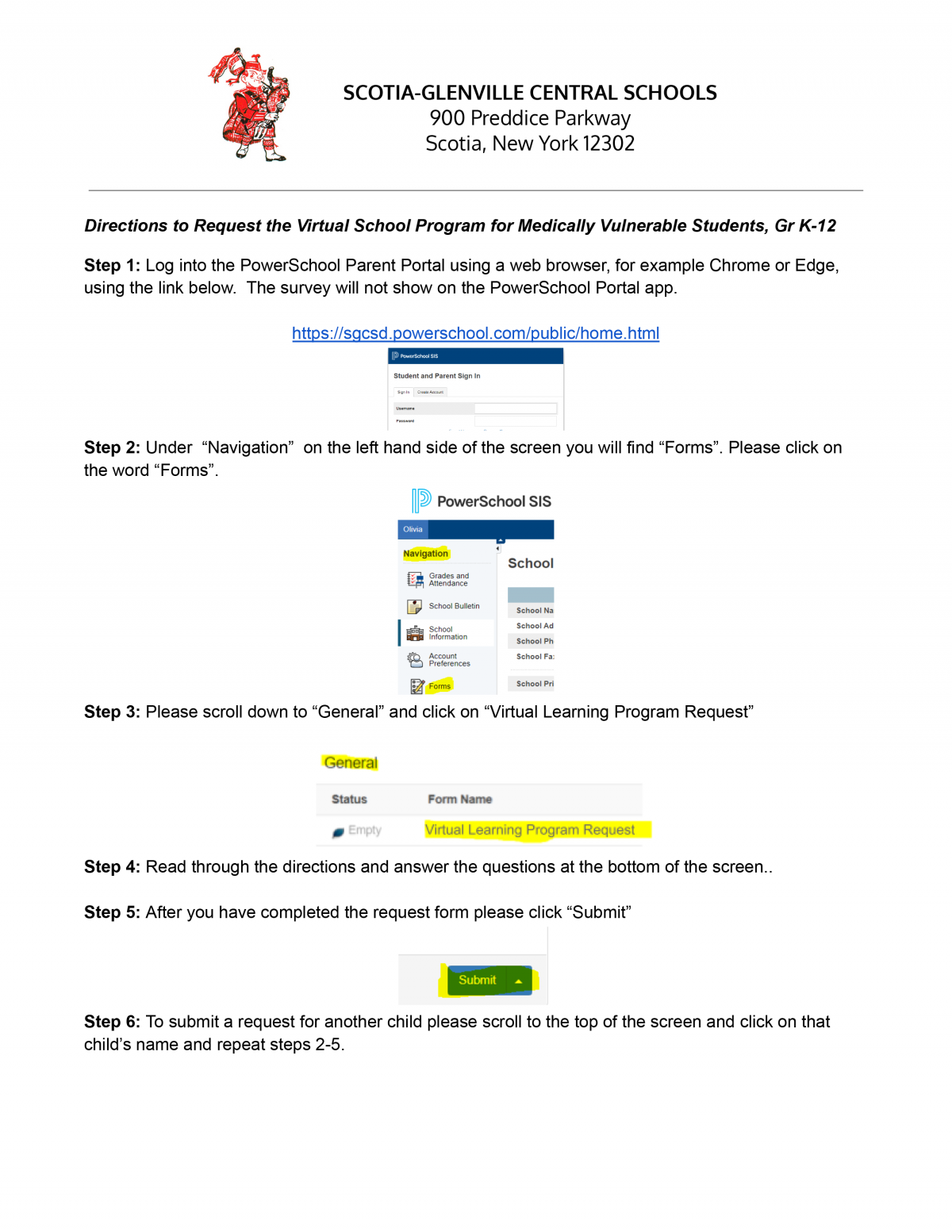 ScotiaGlenville Learning Program Guide ScotiaGlenville Central