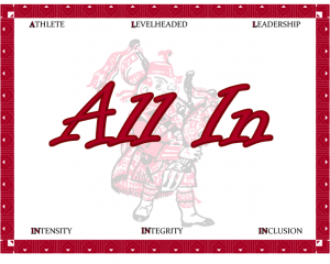 All in logo for athletic theme
