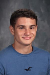 student with blue shirt