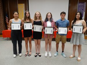 students recognized by BOE
