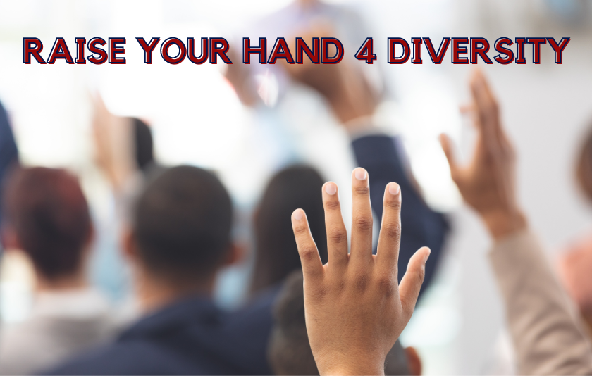 students hands raising in the air