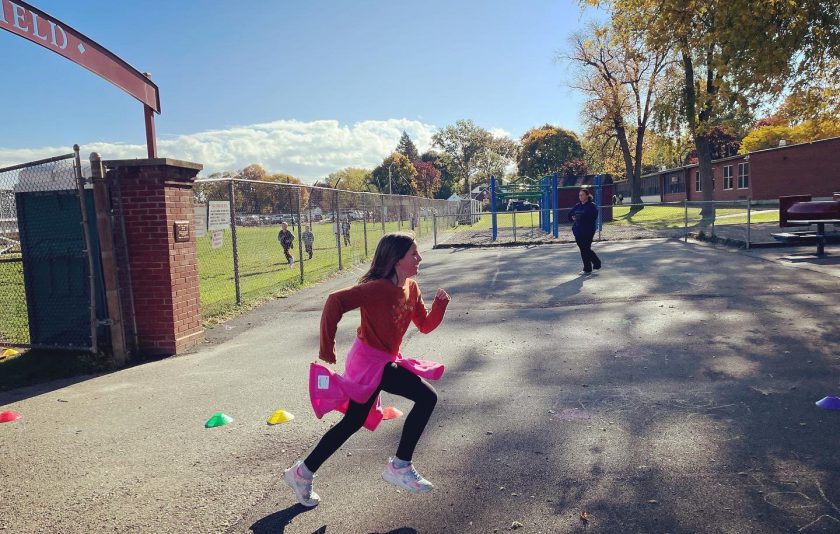 student running with great form