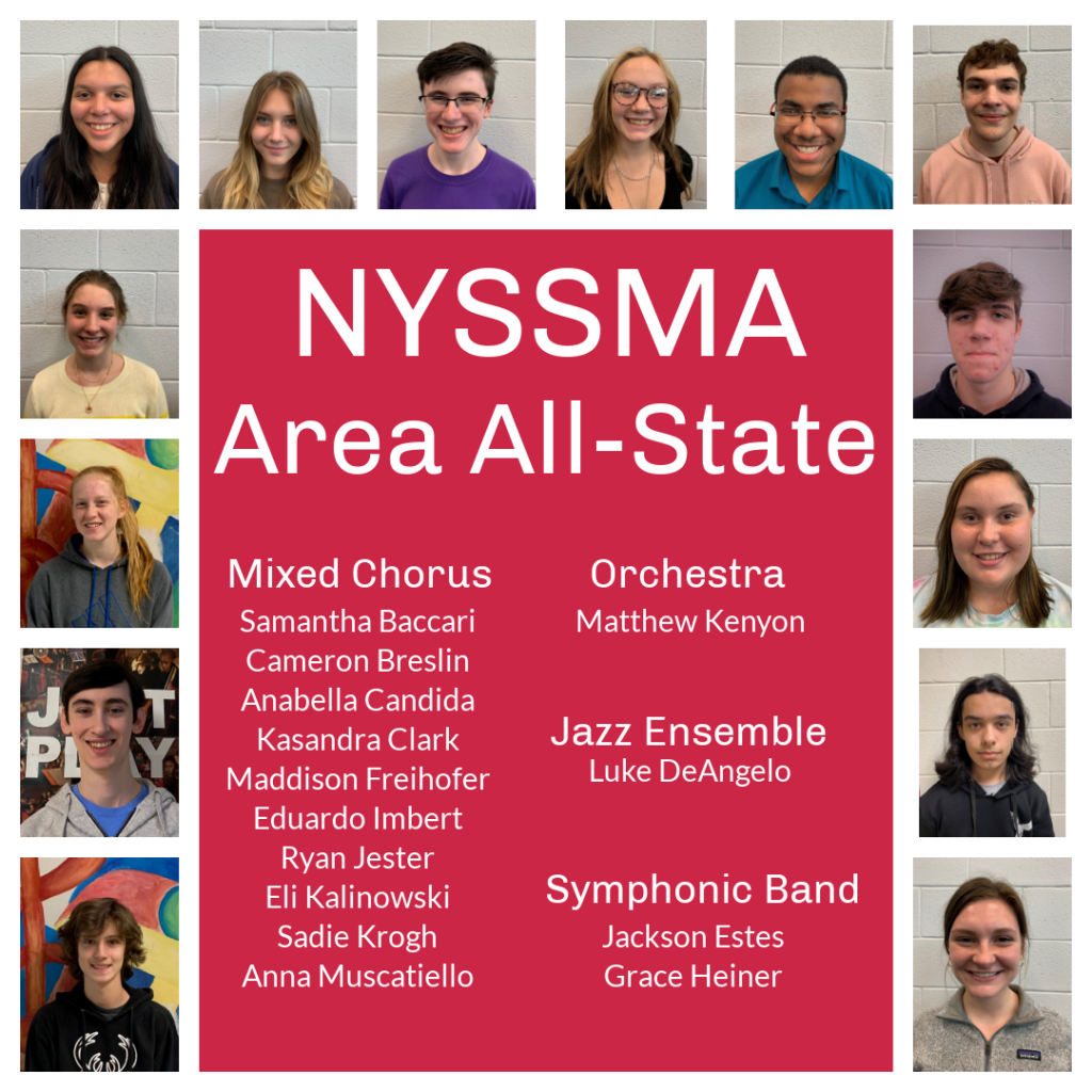 NYSSMA Area All state winners photos