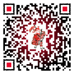 QR code with tartan mascot in the middle