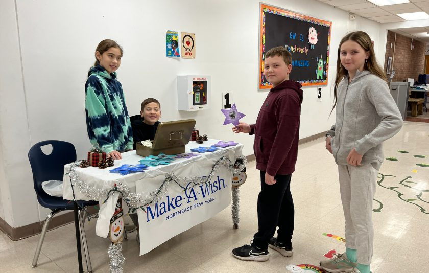 students buying stars from other students for Make a Wish